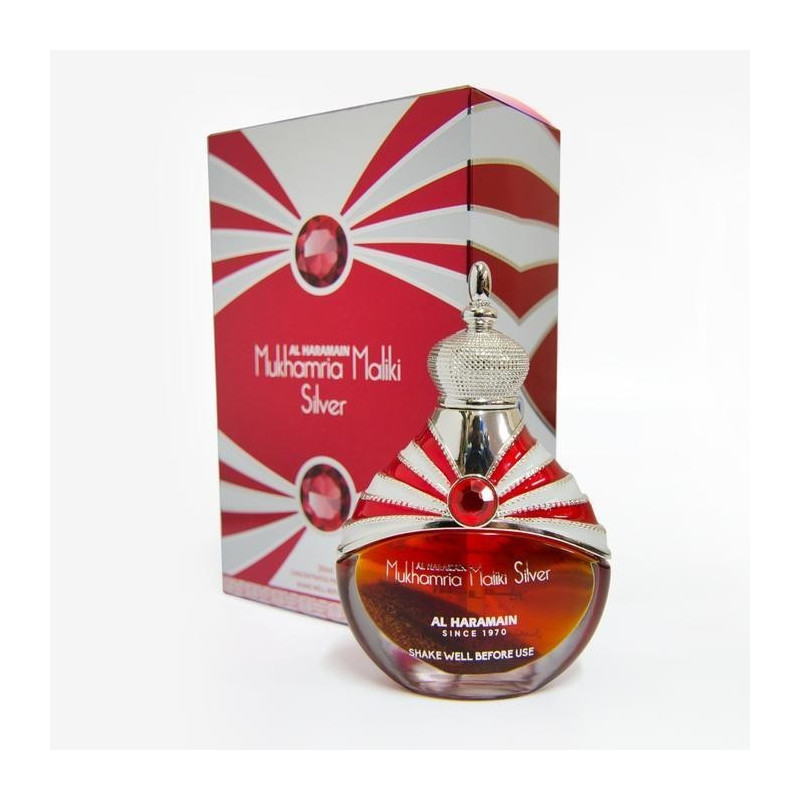 Al haramain mukhamria maliki silver huile parfumée mixte 30ml