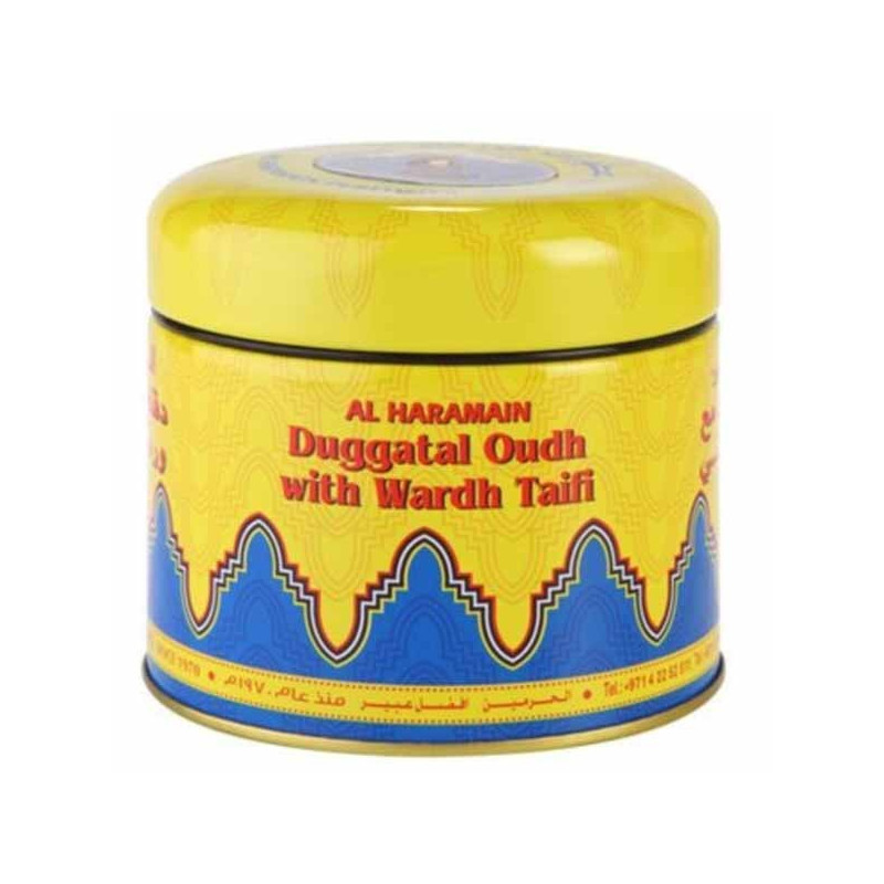 Al haramain duggatal oudh with wardh taifi encens bakhour 50g