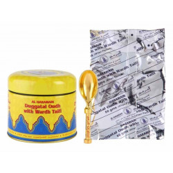 Duggatal Oudh With Wardh Taifi Al Haramain incense bakhour