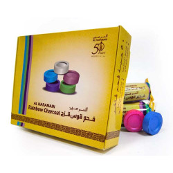 Al Haramain rainbow charcoal - colored charcoal